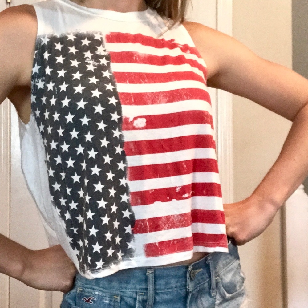 USA Crop Top